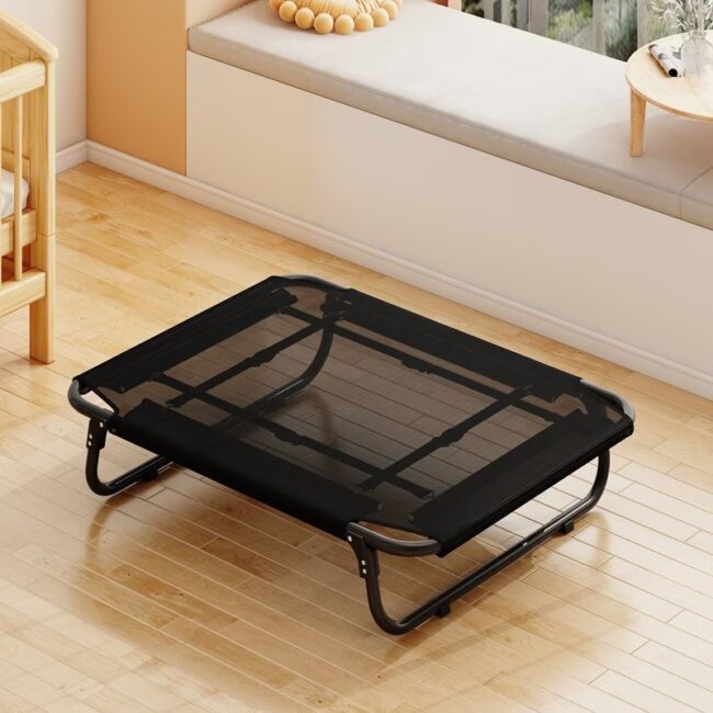 Elevated Pet Bed with Removable Cover — Cat & Dog Bed Frame, Size M Elevated Pet Bed with Removable Cover — Cat & Dog Bed Frame, Size M