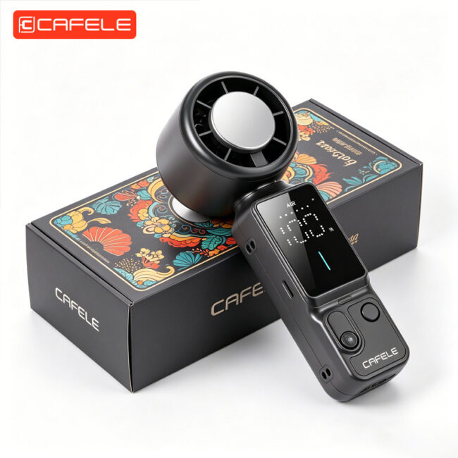 Portable Handheld Fan — Rechargeable, Foldable, 3 Speed Settings Portable Handheld Fan — Rechargeable, Foldable, 3 Speed Settings